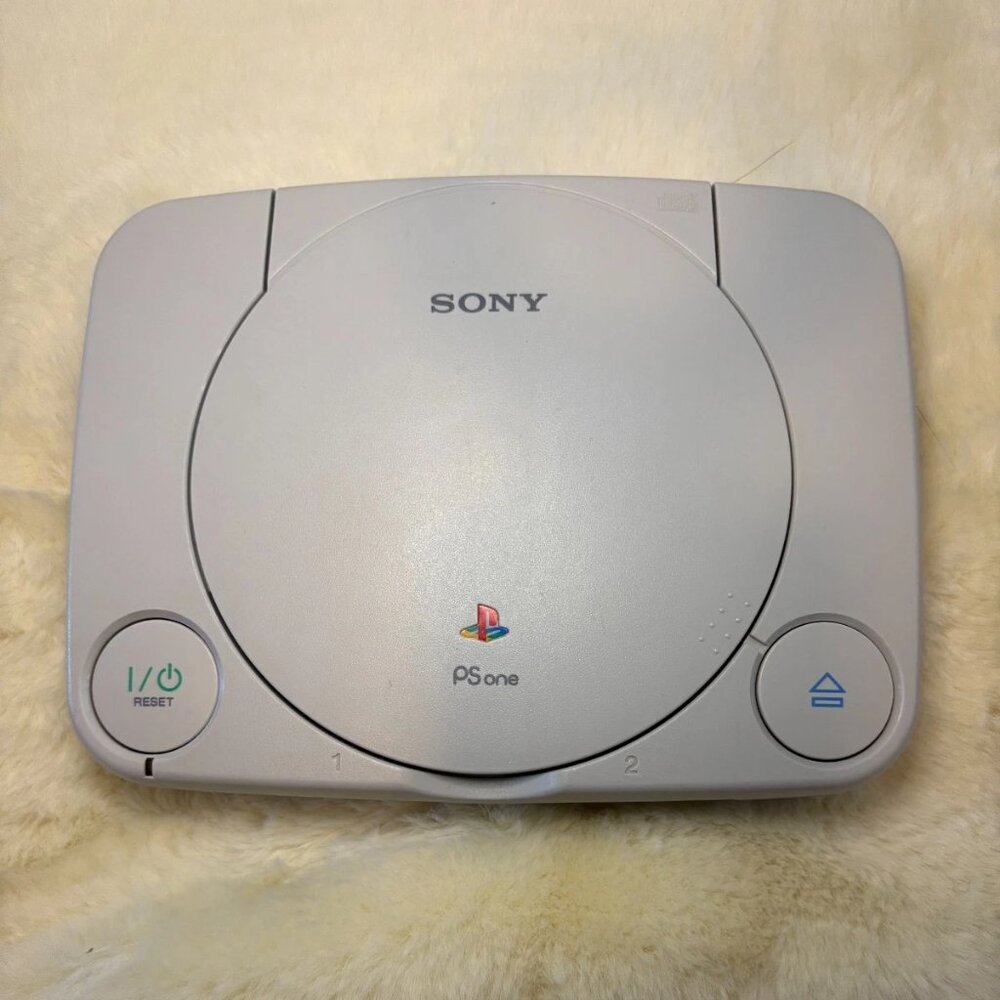 Sony PSone Video Game Console, White - Includes controllers, games, and more
